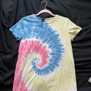 Forever 21 tie dye t-shirt dress